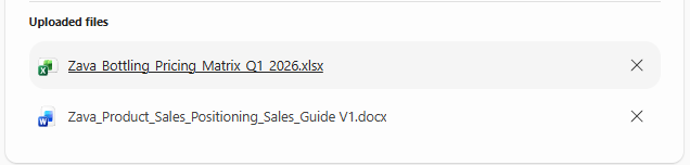 Knowledge source upload